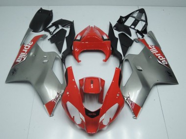 Aprilia RSV 1000 2003-2006 - Argent et Rouge