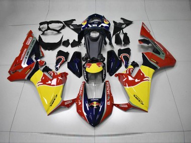 Honda CBR 1000 RR 2017-2023 - Bleu Jaune Rouge Red Bull