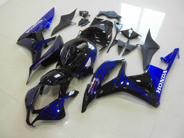 Honda CBR 600 RR 2007-2008 - Noir Bleu Flamme