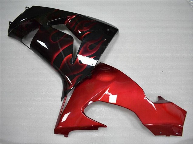 Kawasaki ZX10R 2006-2007 - Rouge Flamme