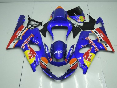 Suzuki GSXR 1000 K1 2000-2002 - Bleu Red Bull