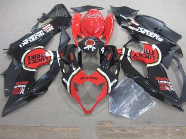 Suzuki GSXR 1000 K5 2005-2006 - Noir Lucky Strike Rouge Motul