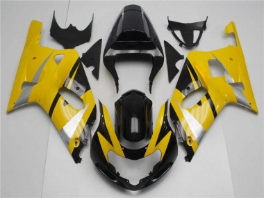 Suzuki GSXR 600 / 750 K1 K2 K3 2001-2003 - Jaune Noir