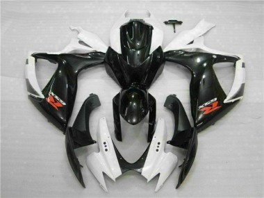 Suzuki GSXR 600 / 750 K6 2006-2007 - Blanc Noir