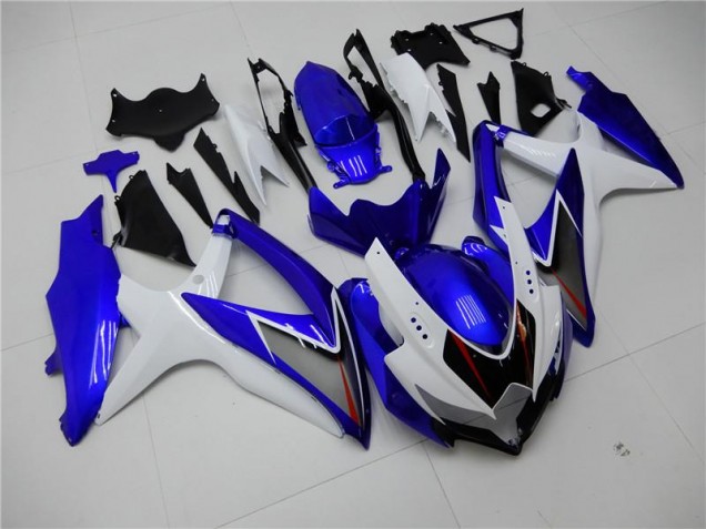 Suzuki GSXR 600 / 750 K8 2008-2010 - Blanc Bleu