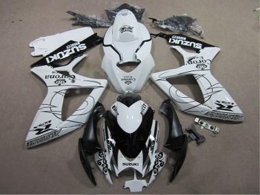 Suzuki GSXR 600 K6 2006-2007 - Blanc Noir Corona Extra