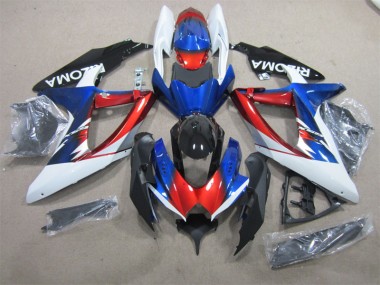 Suzuki GSXR 600 K8 2008-2010 - Bleu Rouge Blanc