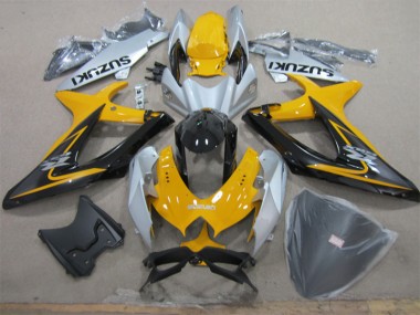 Suzuki GSXR 600 K8 2008-2010 - Jaune Blanc Noir