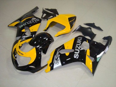 Suzuki GSXR 750 K1 K2 K3 2001-2003 - Jaune Noir