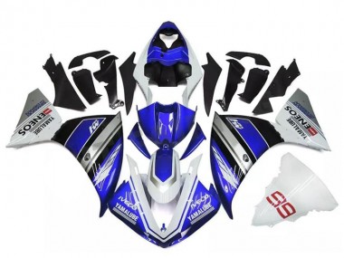 Yamaha R1 2009-2011 - Blanc Bleu Argent